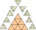 Letter Triangles puzzles